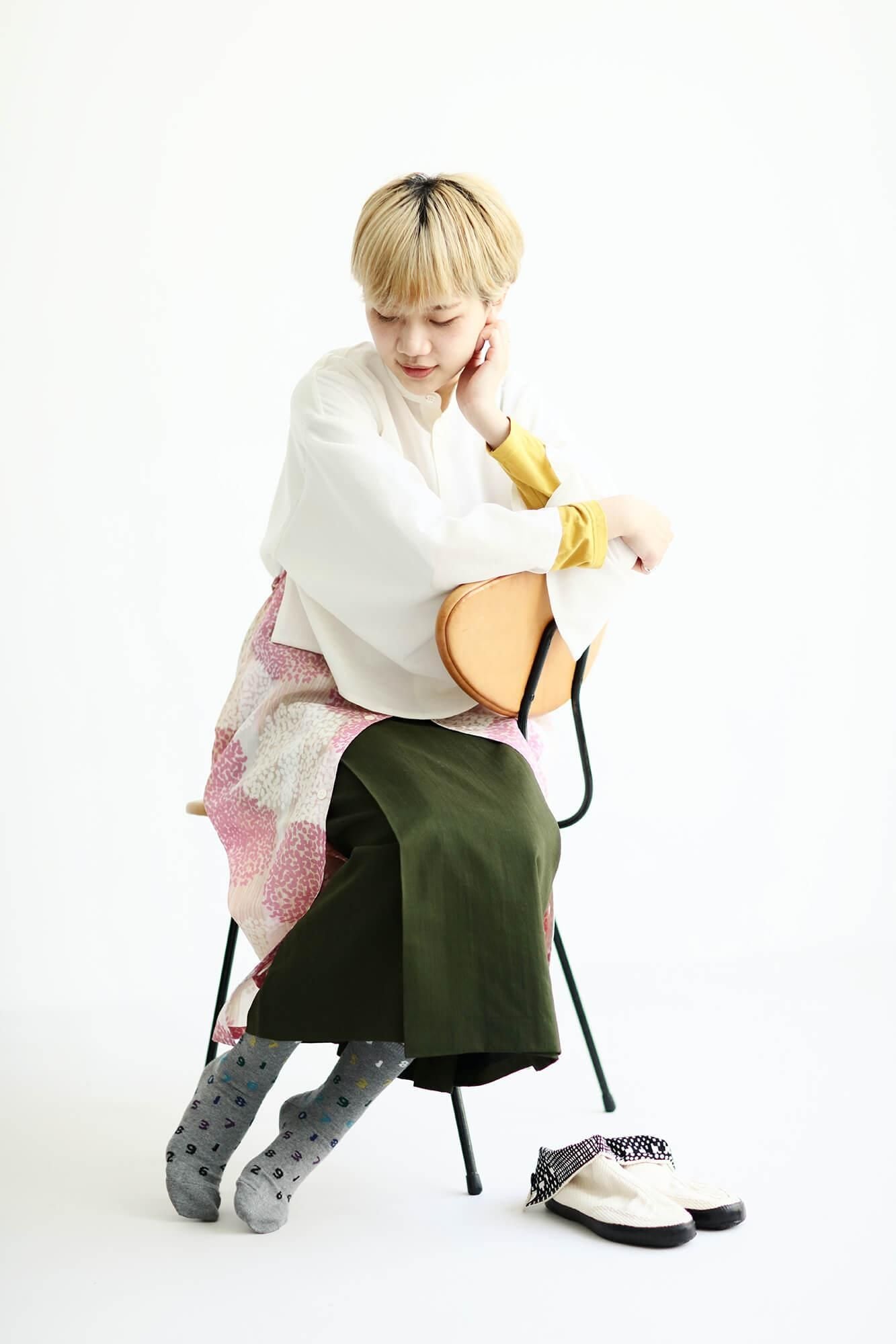 사키마루 타비양말(정상 길이)/SO-SU-U 그라데이션 (Kaicho) 회색