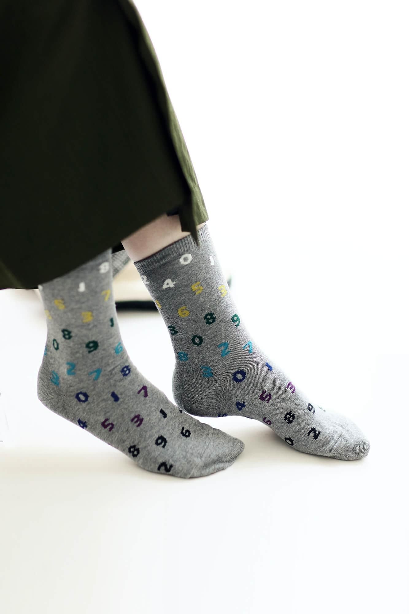 사키마루 타비양말(정상 길이)/SO-SU-U 그라데이션 (Kaicho) 회색