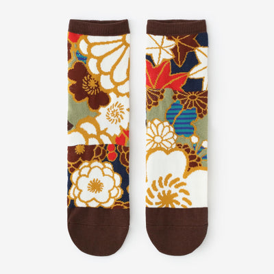 Round Toe Tabi Socks (Mid-calf)／Luxurious【Women Size Only】