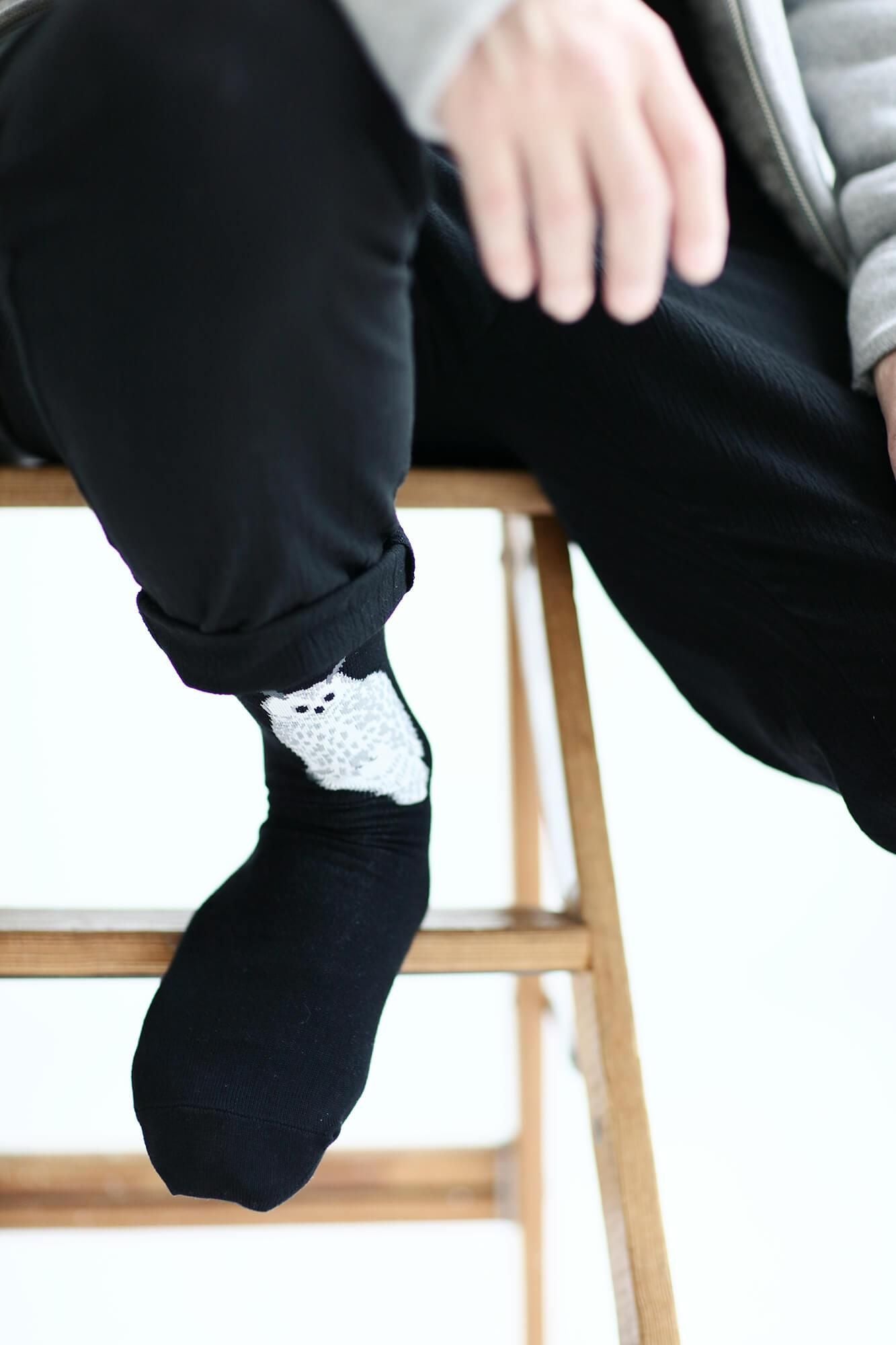 사키마루 타비양말(정상 길이)/올빼미