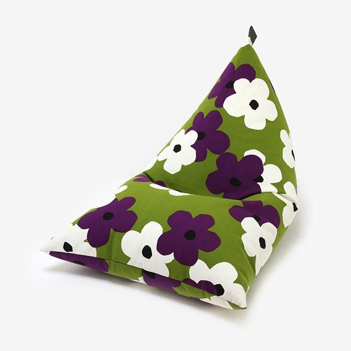 クッション座椅子／花がさね 萌黄（もえぎ）【※お届けに約3週間】