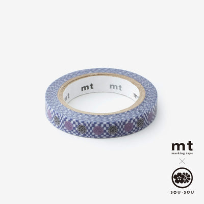 【官網限定】SOU・SOU×mt圖案紋樣・紙膠帶/冰雹與花紋