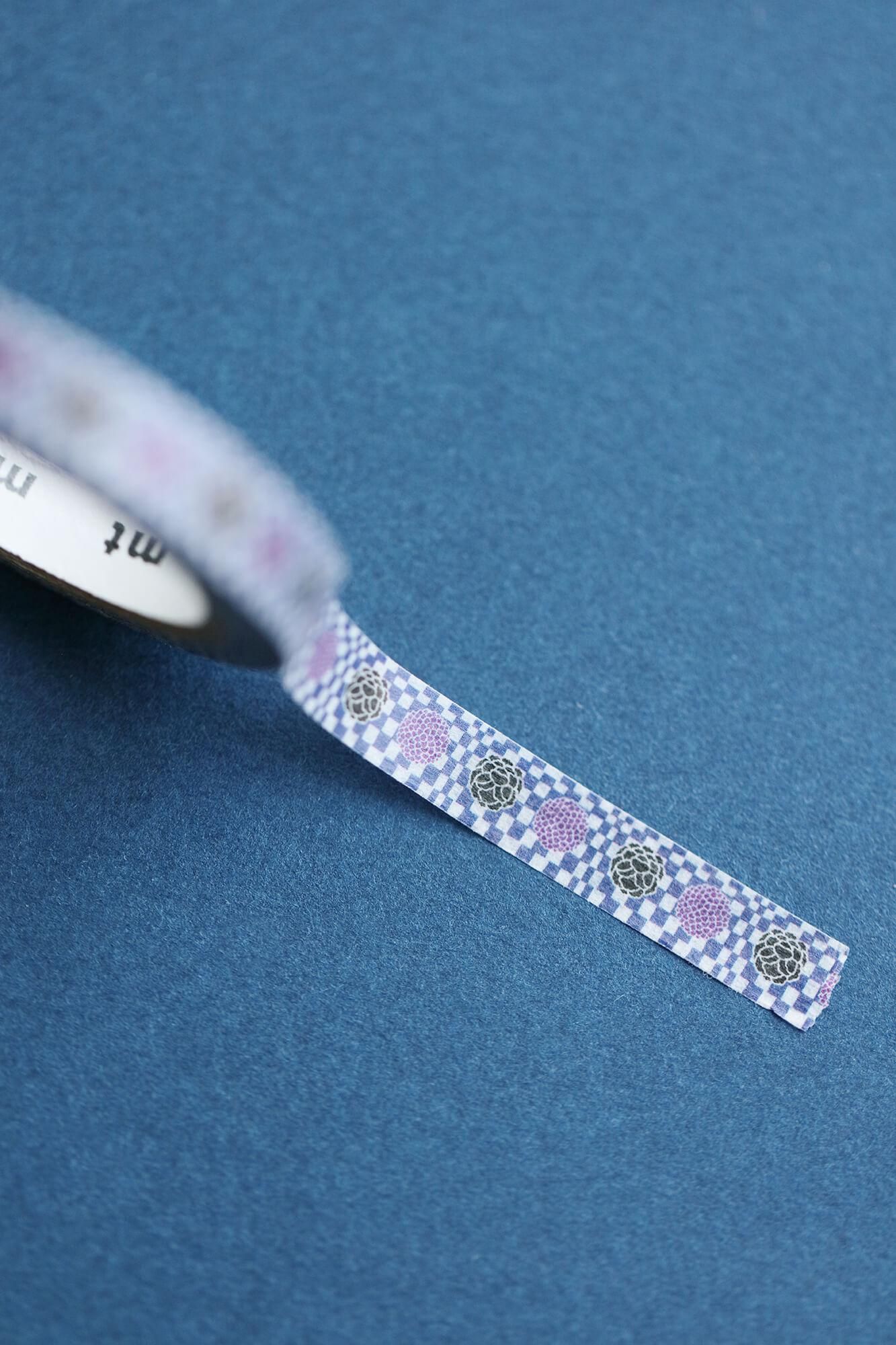 【官網限定】SOU・SOU×mt圖案紋樣・紙膠帶/冰雹與花紋