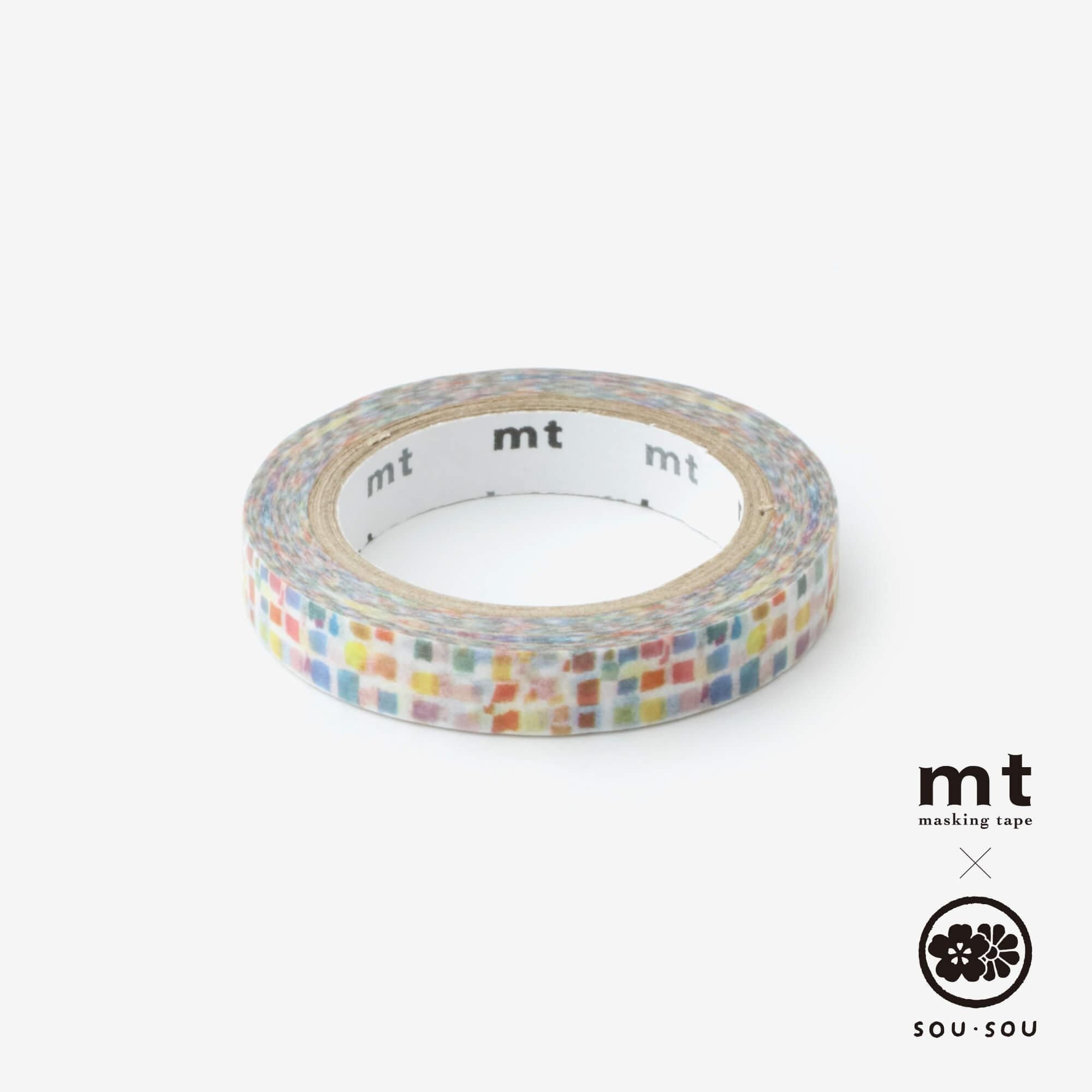 [넷 전용]SOU・SOU×mt 텍스타일・마스테/물감 접시(에노구자라) [폭 0.7cm]