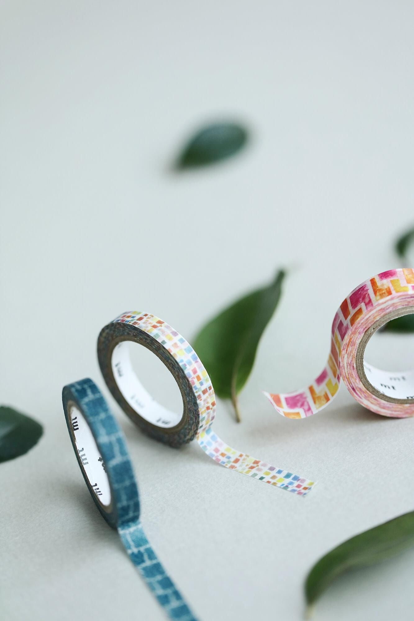 [넷 전용]SOU・SOU×mt 텍스타일・마스테/물감 접시(에노구자라) [폭 0.7cm]