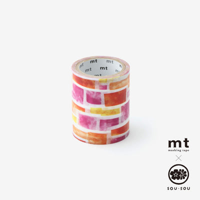 【Online】SOU・SOU×mt_pocket/ FlowerGarden (Hanazono) [5.0cm width】