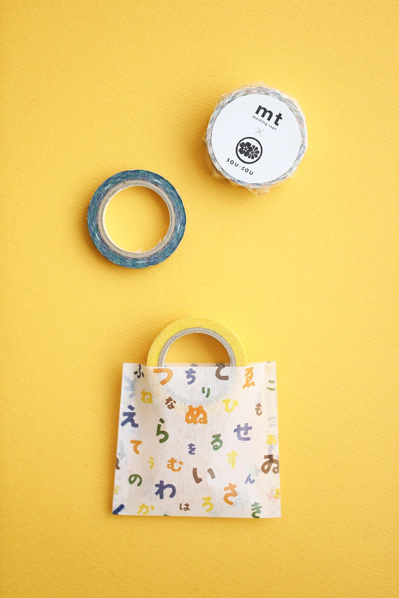 【官網限定】SOU・SOU×mt_pocket/五十音歌[7.5cm 寬]