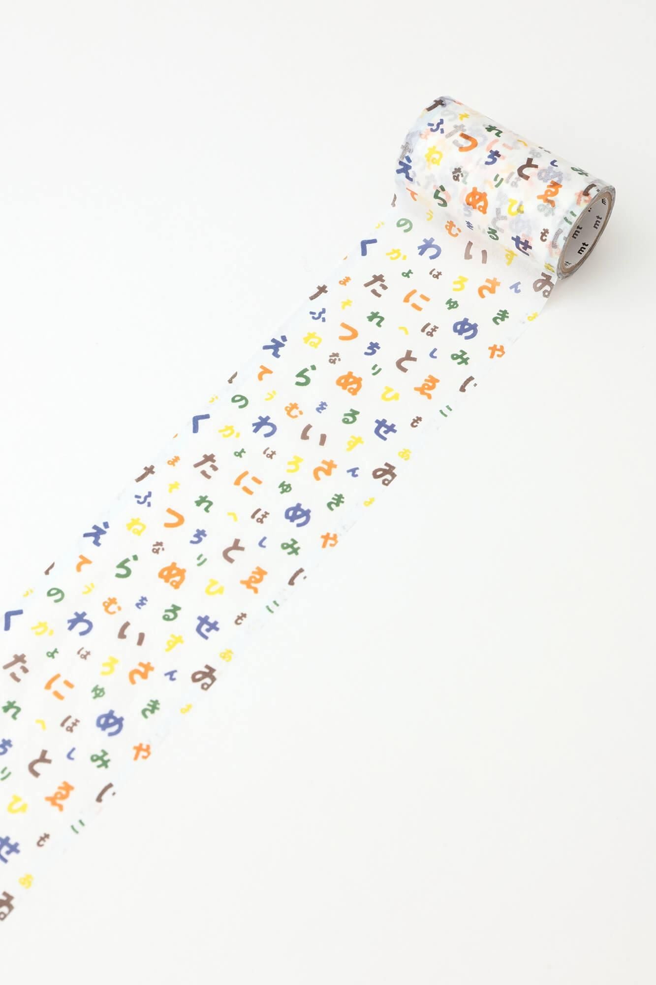 【官網限定】SOU・SOU×mt_pocket/五十音歌[7.5cm 寬]