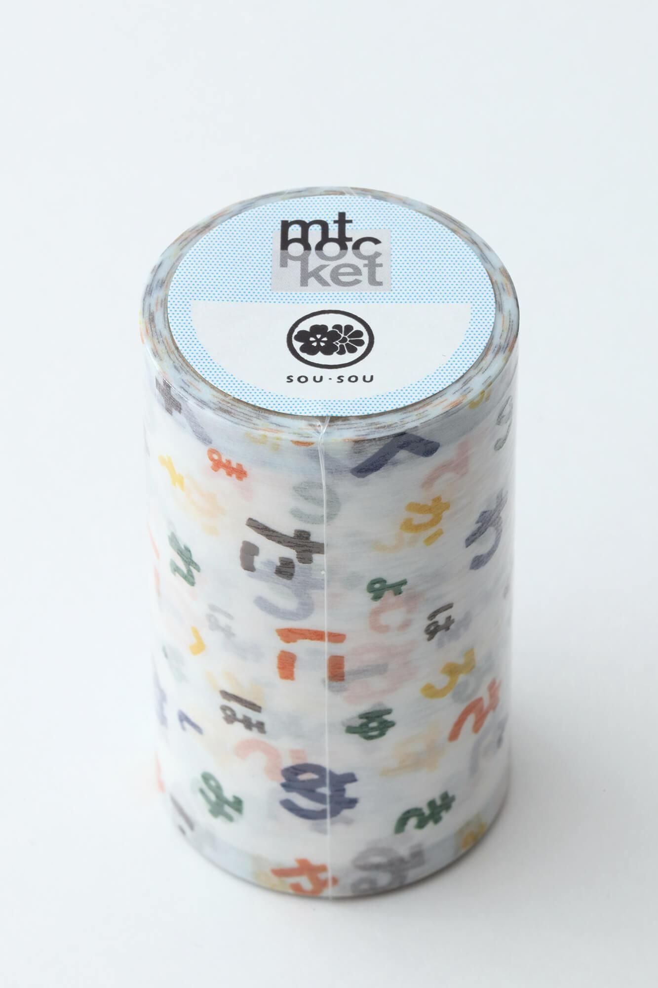 【官網限定】SOU・SOU×mt_pocket/五十音歌[7.5cm 寬]