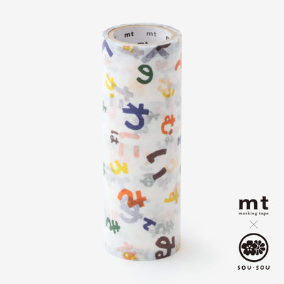 【net limited】SOU・SOU×mt_pocket/ Japanese Alphabet Song [11.5cm width]