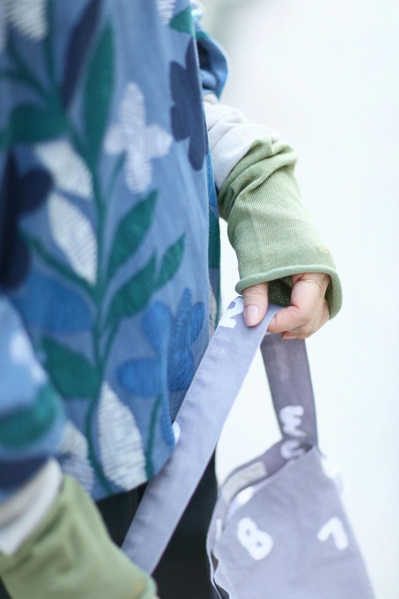 Chita Cotton No. 9 Canvas Kohaba Bag / SO-SU-U Light Ink Grey