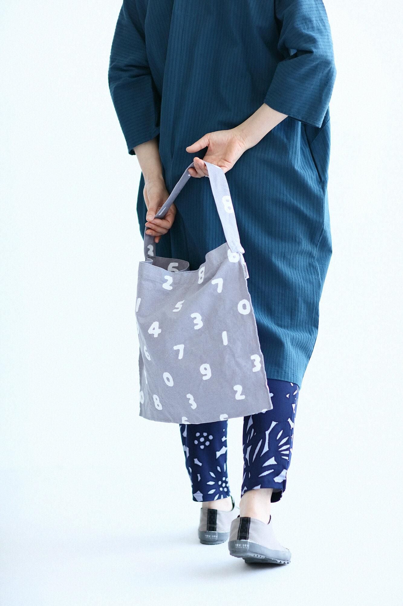 Chita Cotton No. 9 Canvas Kohaba Bag / SO-SU-U Light Ink Grey