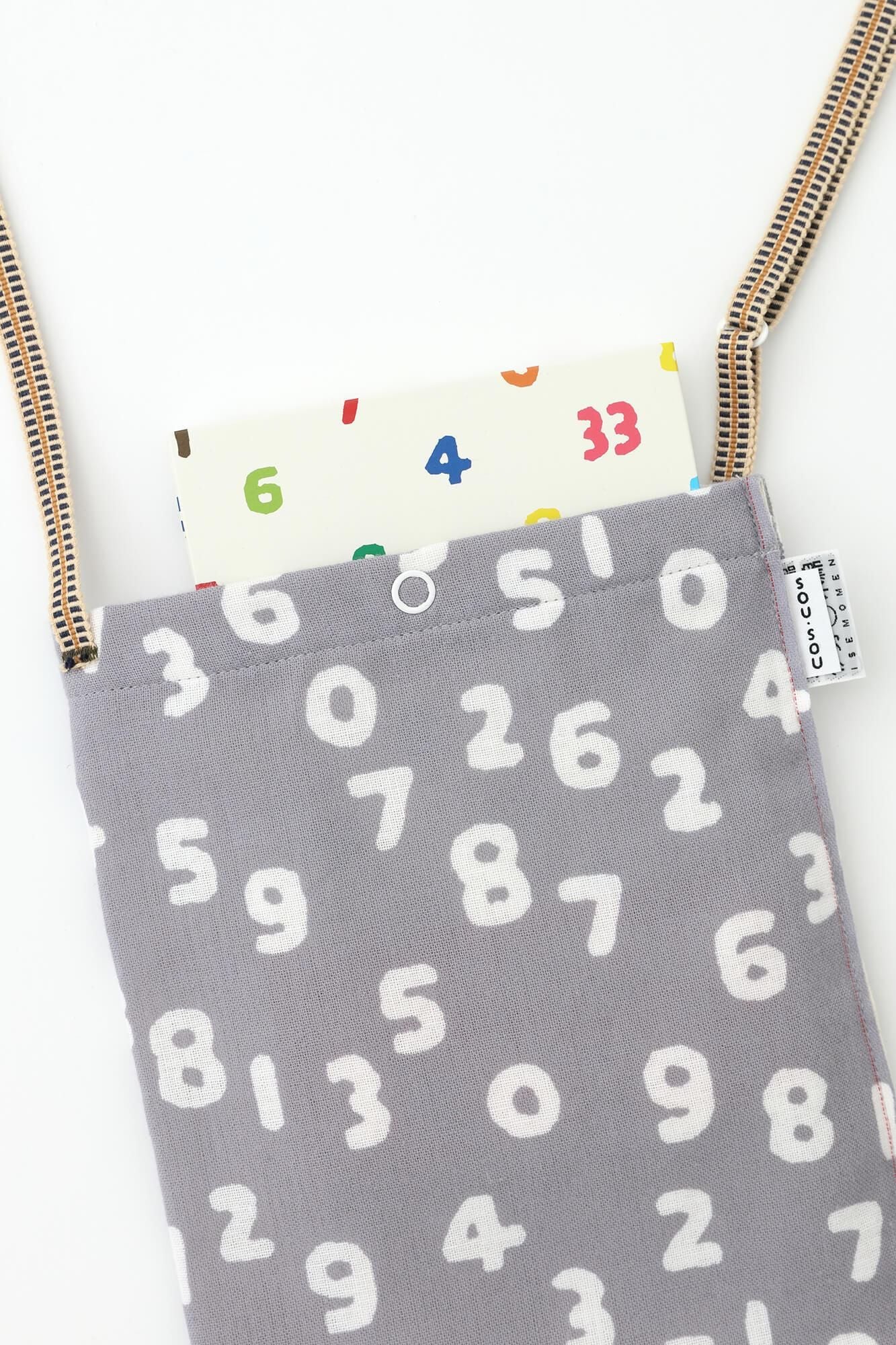 Isemomen Cotton Stampbook Bag / SO-SU-U Kon Pale Grey