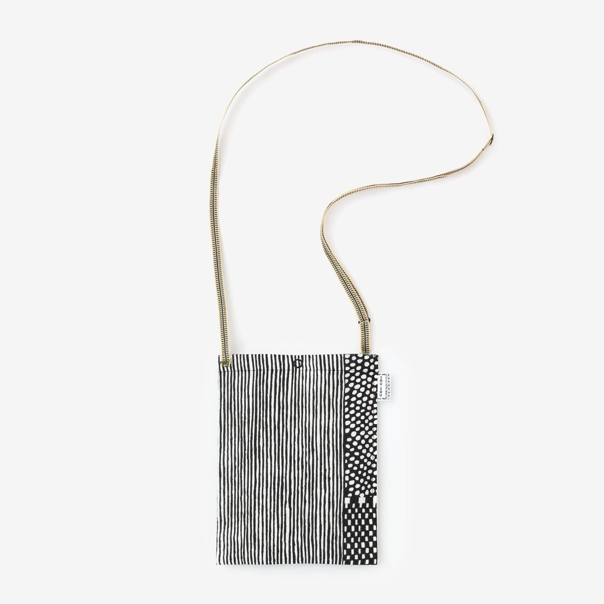 이세모멘 Goshuincho Bag (Goshuincho Bag)/마가사네 이끼에 검은 색 잉크 (스마일 슬러그)