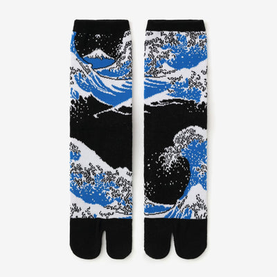 在塔巴袜（正常长度） /霍克岛（Hokusai）下，在卡纳那川（Kanagawa）（Kanagawa okinawa miura）沿海杂乱无章的下