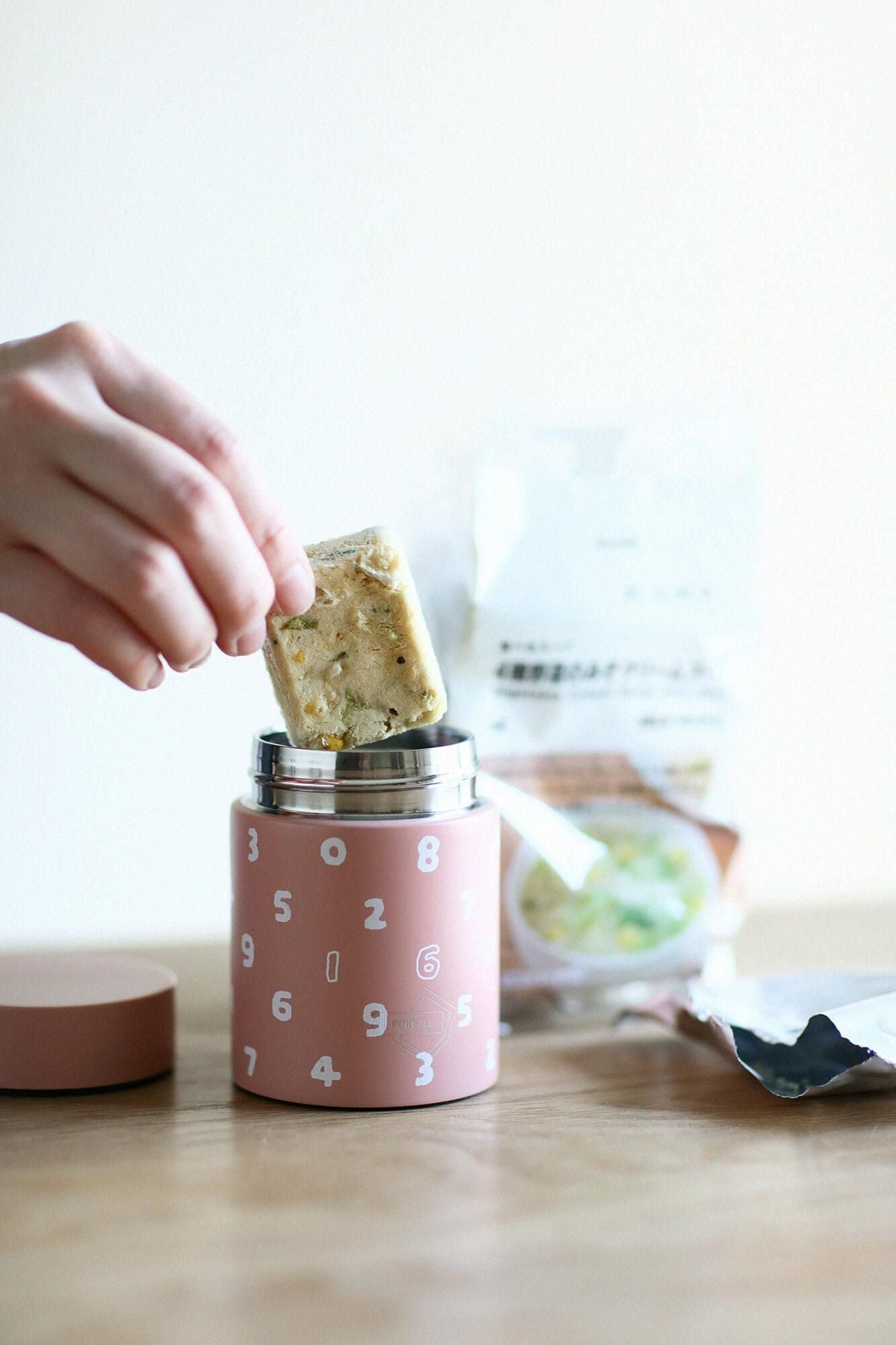 SOU・SOU×POKETLE 160 SOUP BOTTLE（Matte）/ PEACH PINK