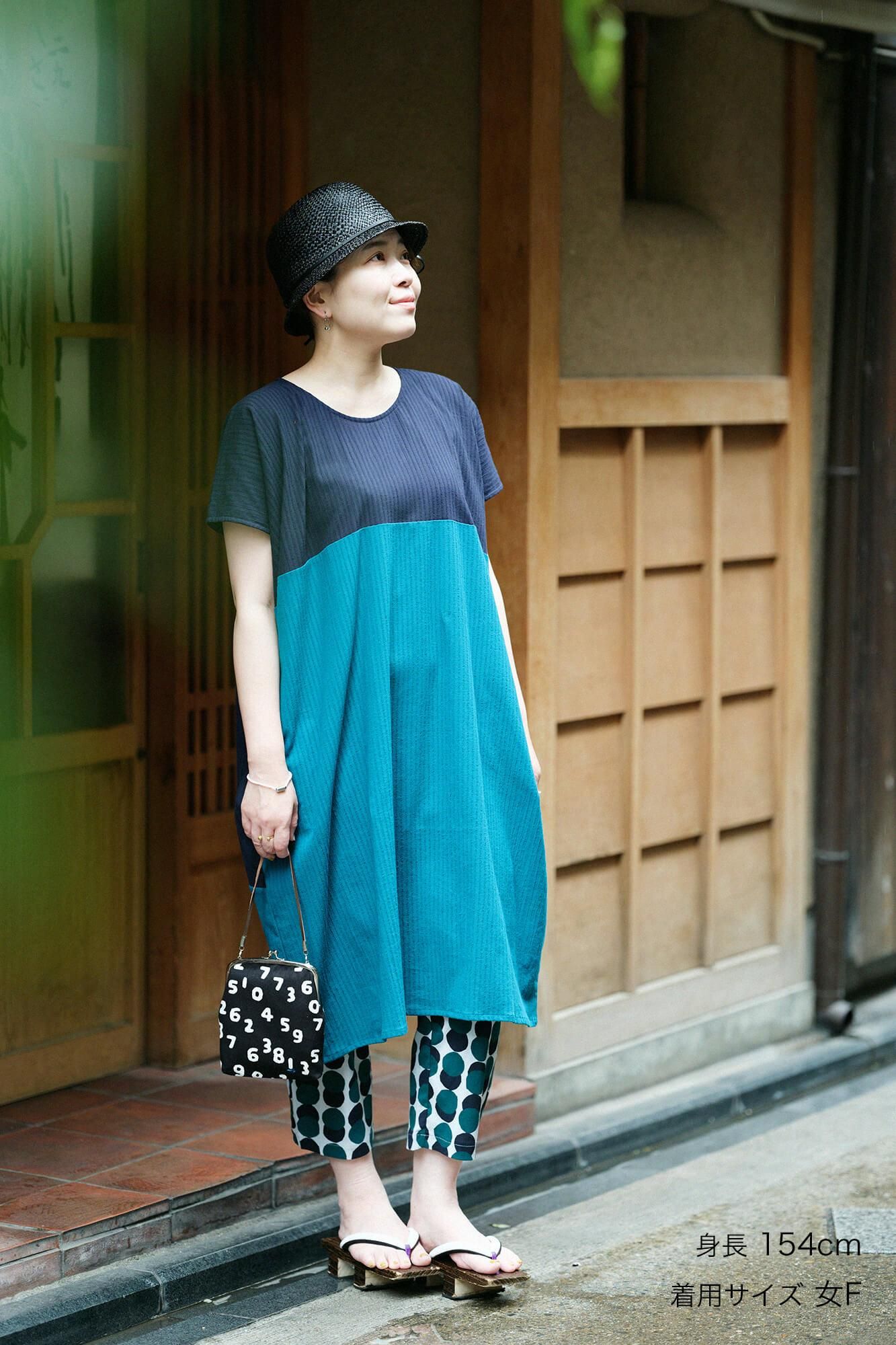 Takashima chiku 40/20 Akiha矩形服装（Chohokei）组/TOMEKON（TAMEKON）X SEA GREEN（KAIRYOKUSHOKU）