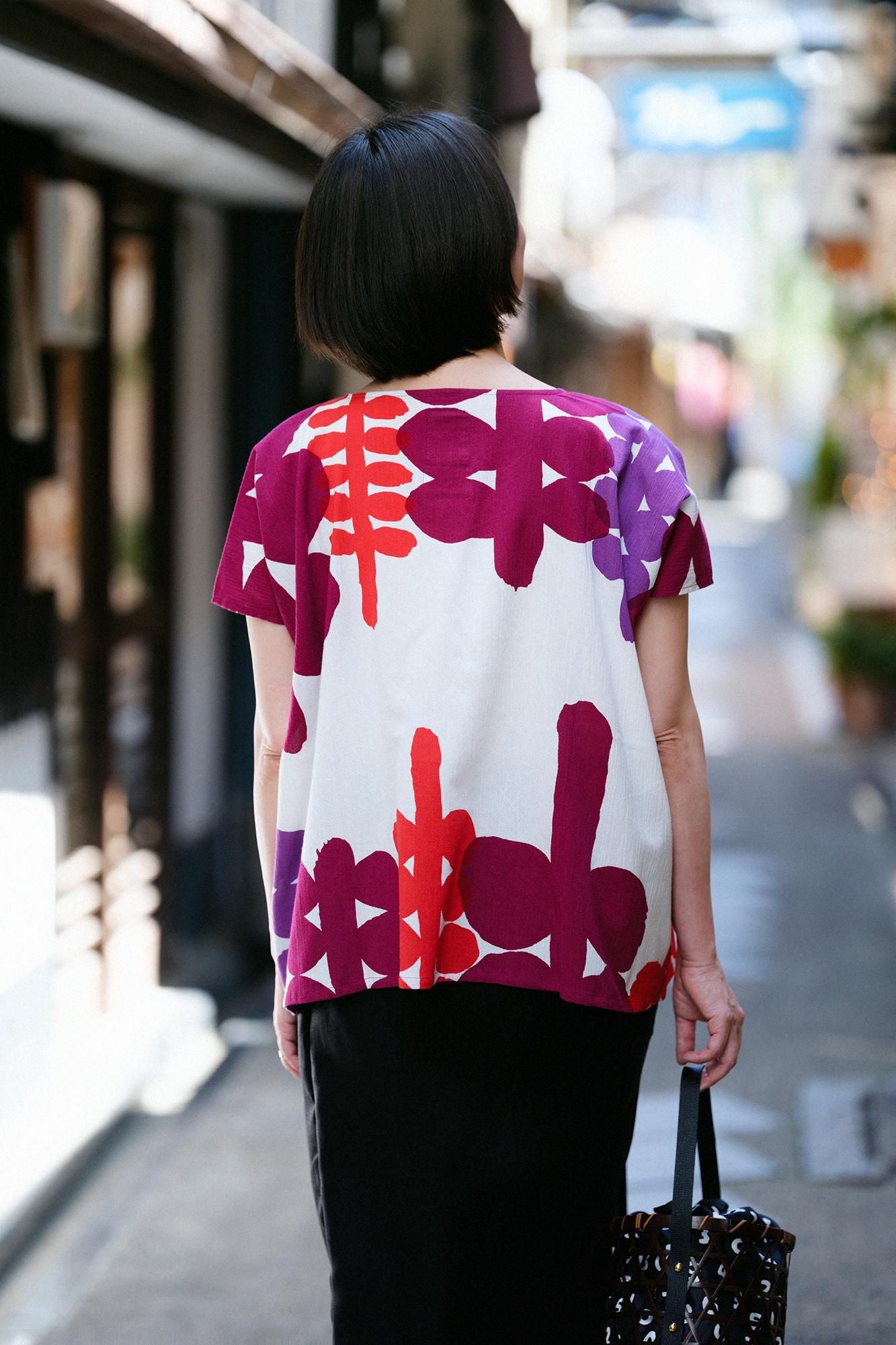 高島縮棉 20/20方形上衣／成長