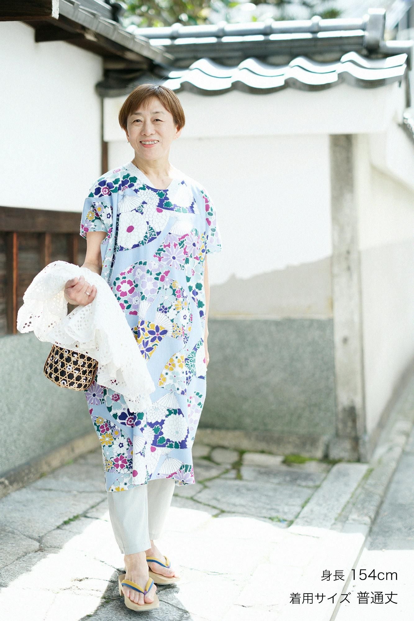 Chizimi Cotton 40/40 Skinny Pants / Light Greyish Green