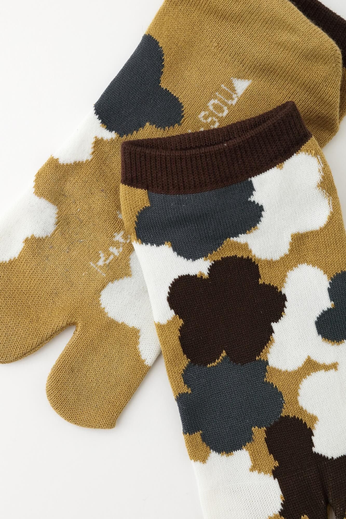 分趾襪（腳踝長度）／乾山 梅花散紋陶盒 再現 【男・女性用】