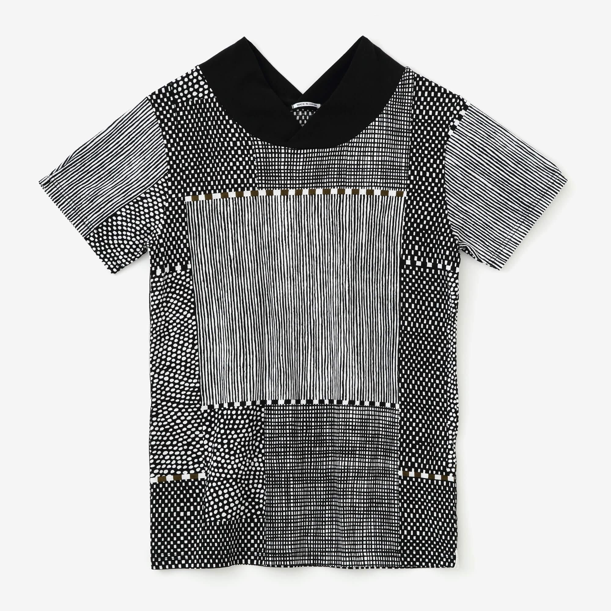 【online한정】나기 지반 반팔／마가사네 먹색