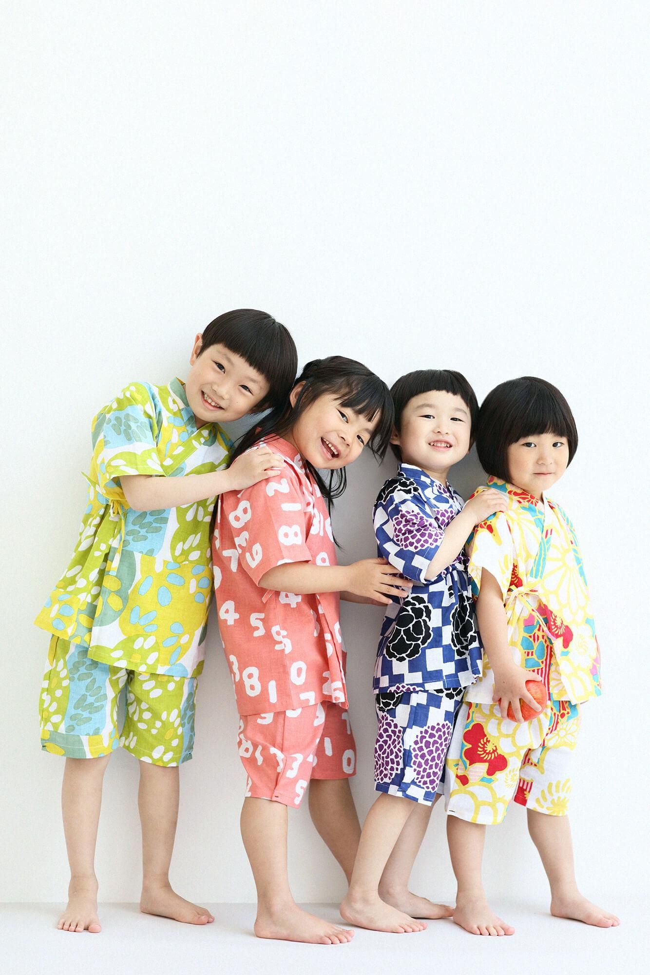 ●いせもめん こどもじんべい／そすうこん ときいろ