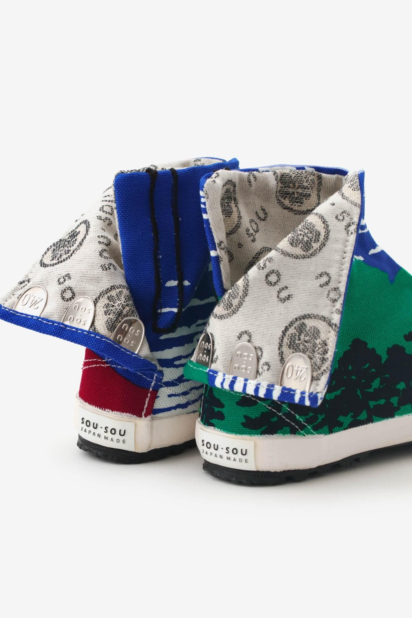 Split Toe Tabi Shoes / Red Fuji