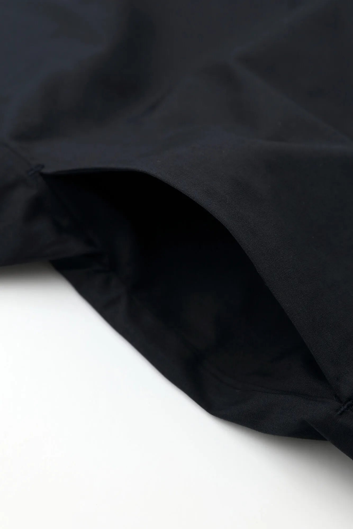 【net limited】Cotton Tencel Typewriter Cloth Triangular Sleeve Coat Short Single Layer／Dark Navy▲