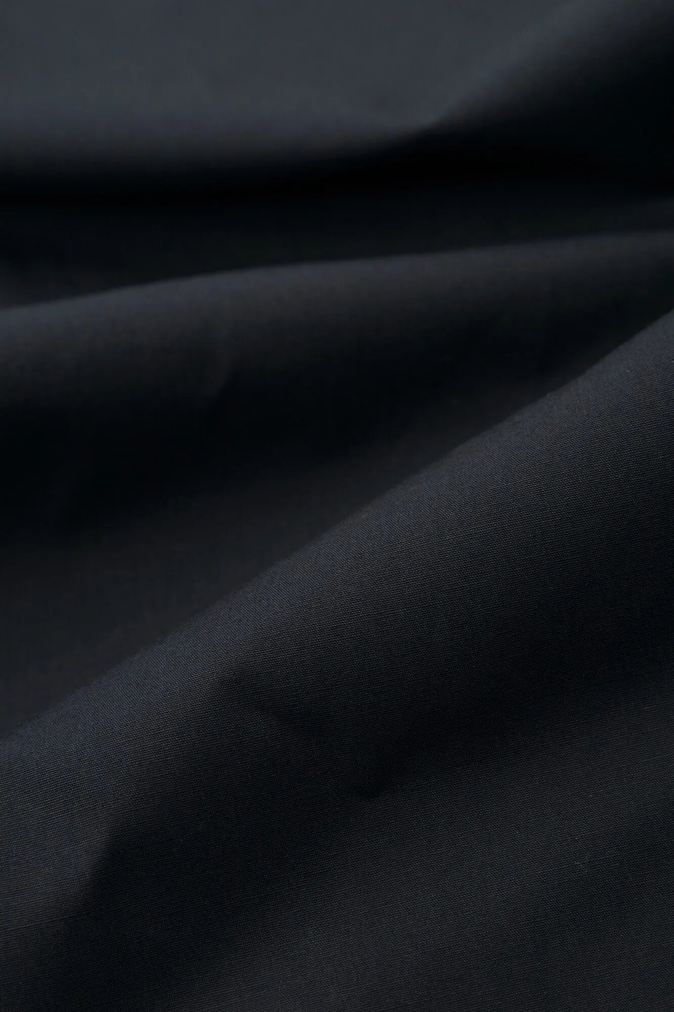 【net limited】Cotton Tencel Typewriter Cloth Triangular Sleeve Coat Short Single Layer／Dark Navy▲