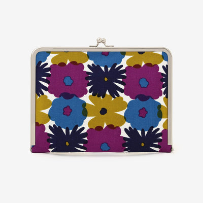 No.12 Canvas Soft Gamaguchi for Paperback / Oraka Multicolored