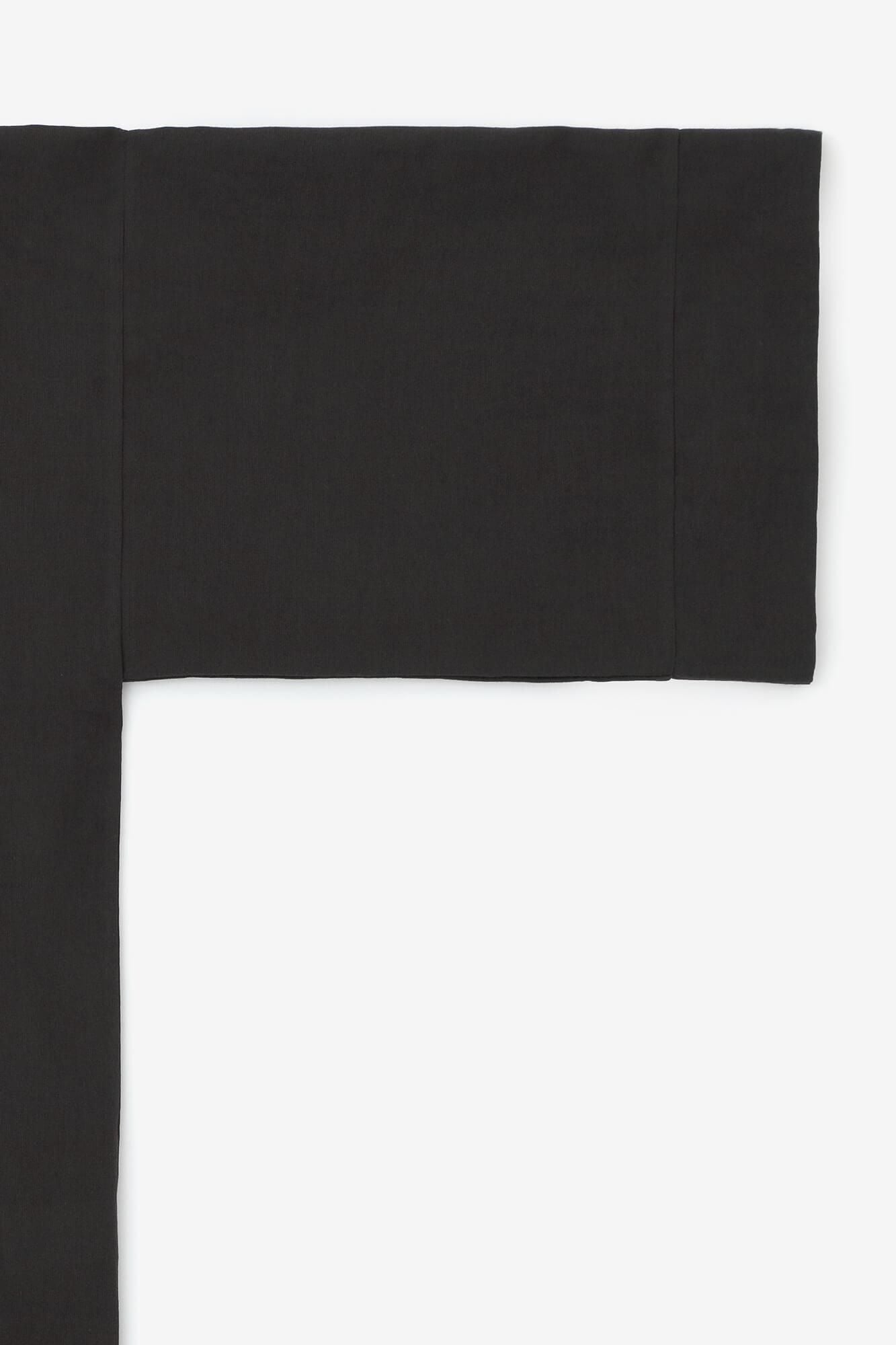 Chizimi Cotton 40/40 Fubi Kimono Shirt / Dark Grey