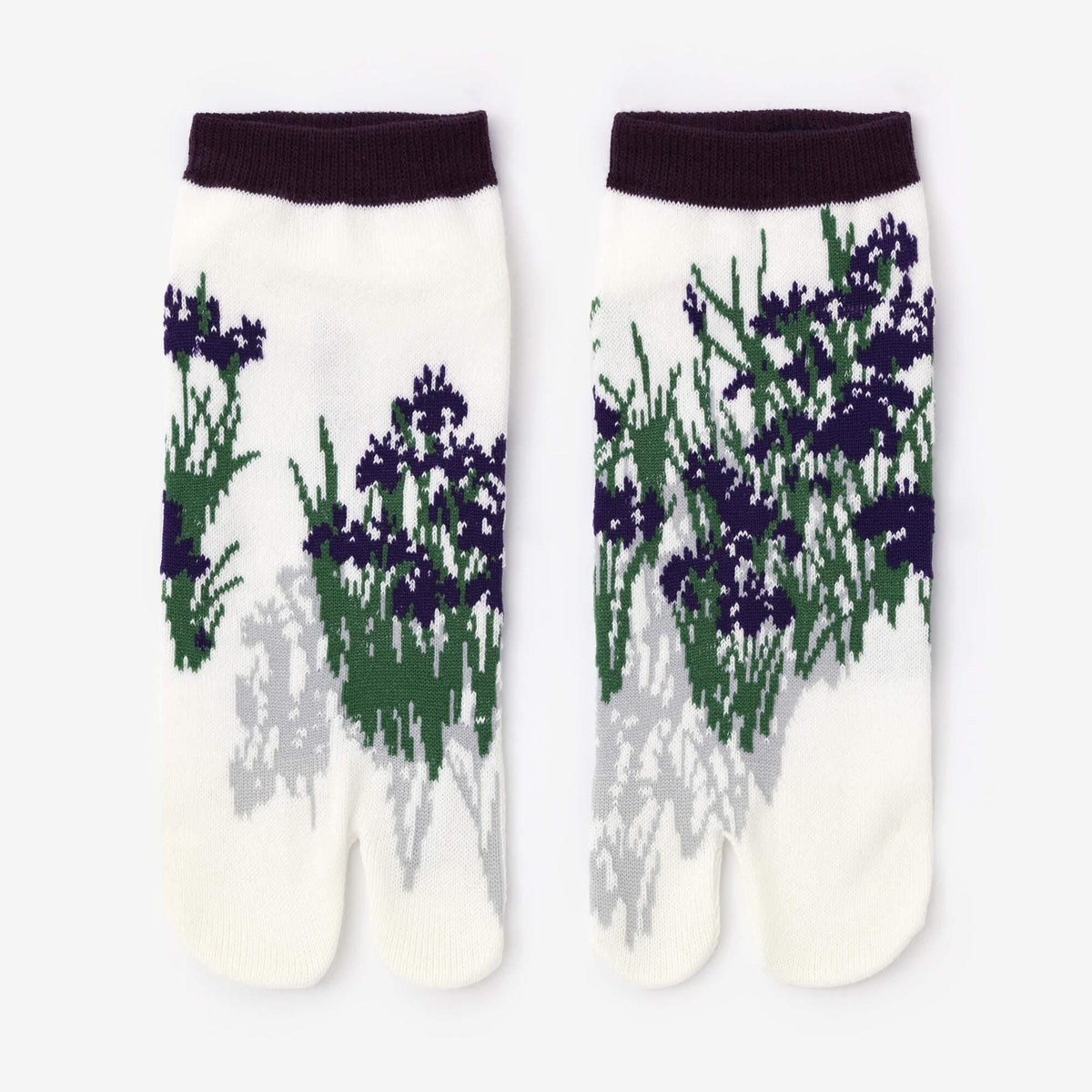 足袋下（踝丈）／光琳（こうりん） 燕子花図屏風（かきつばたず