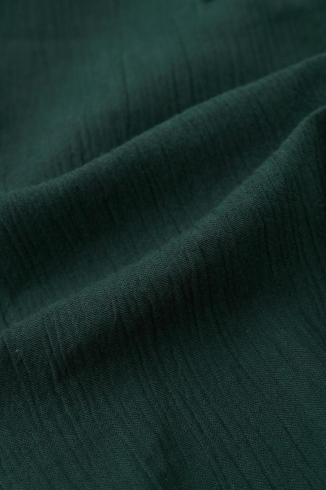 高島縮 20/20 えんゆう穿き／深緑色（しんりょくしょく）