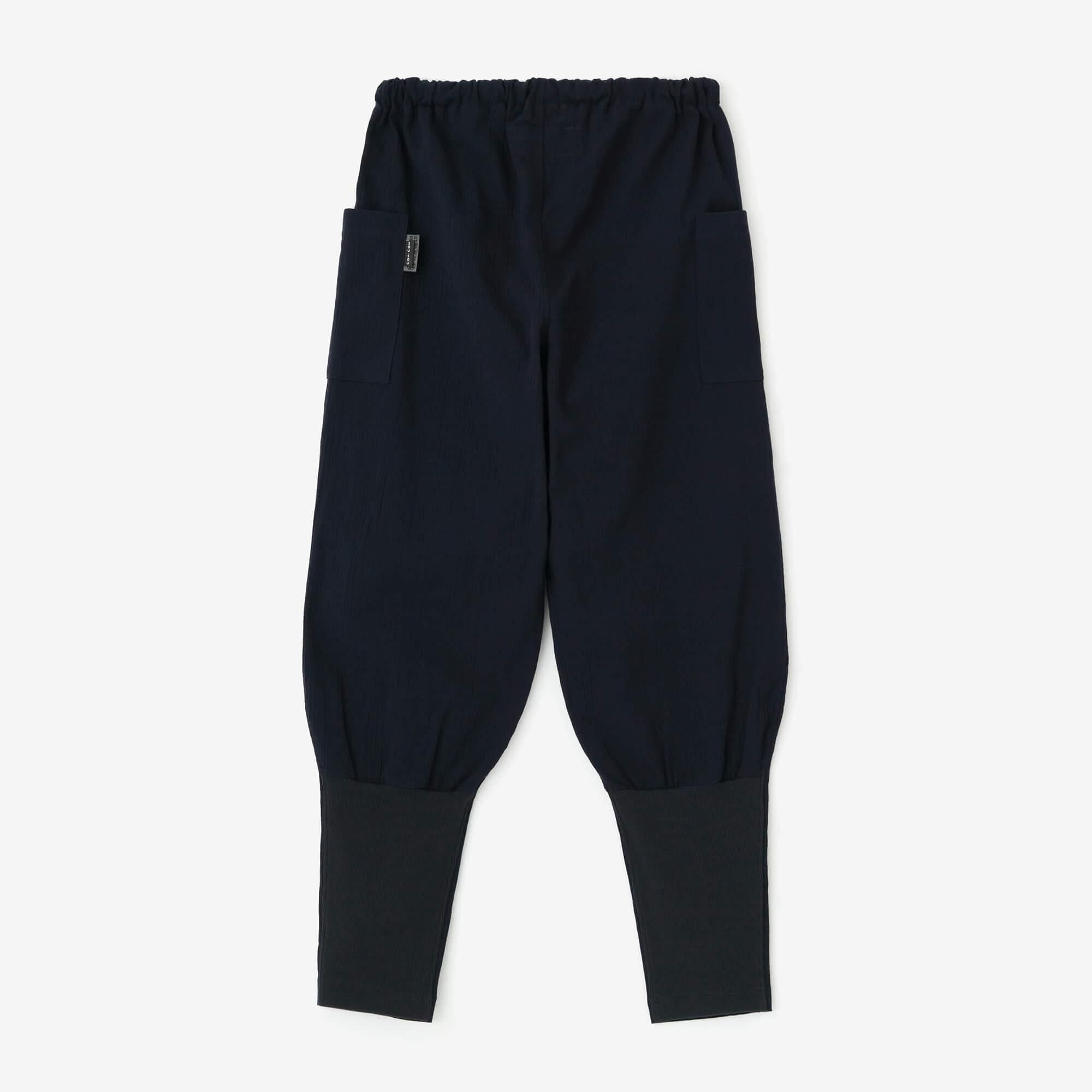Chizimi Cotton 20/20 Harem Pants / Dark Blue