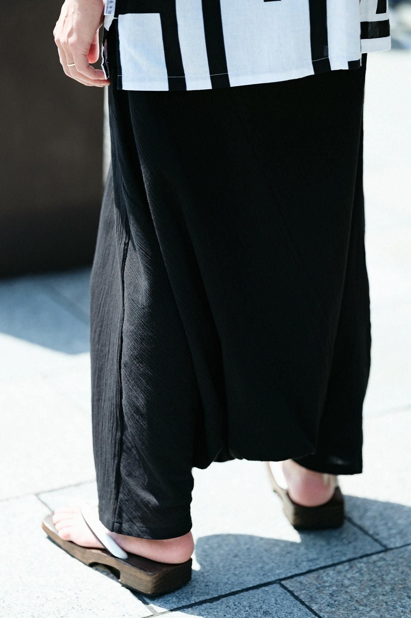 【net限定】高島縮 20/20 富士（ふじ） 2.0／濡羽色（ぬればいろ）