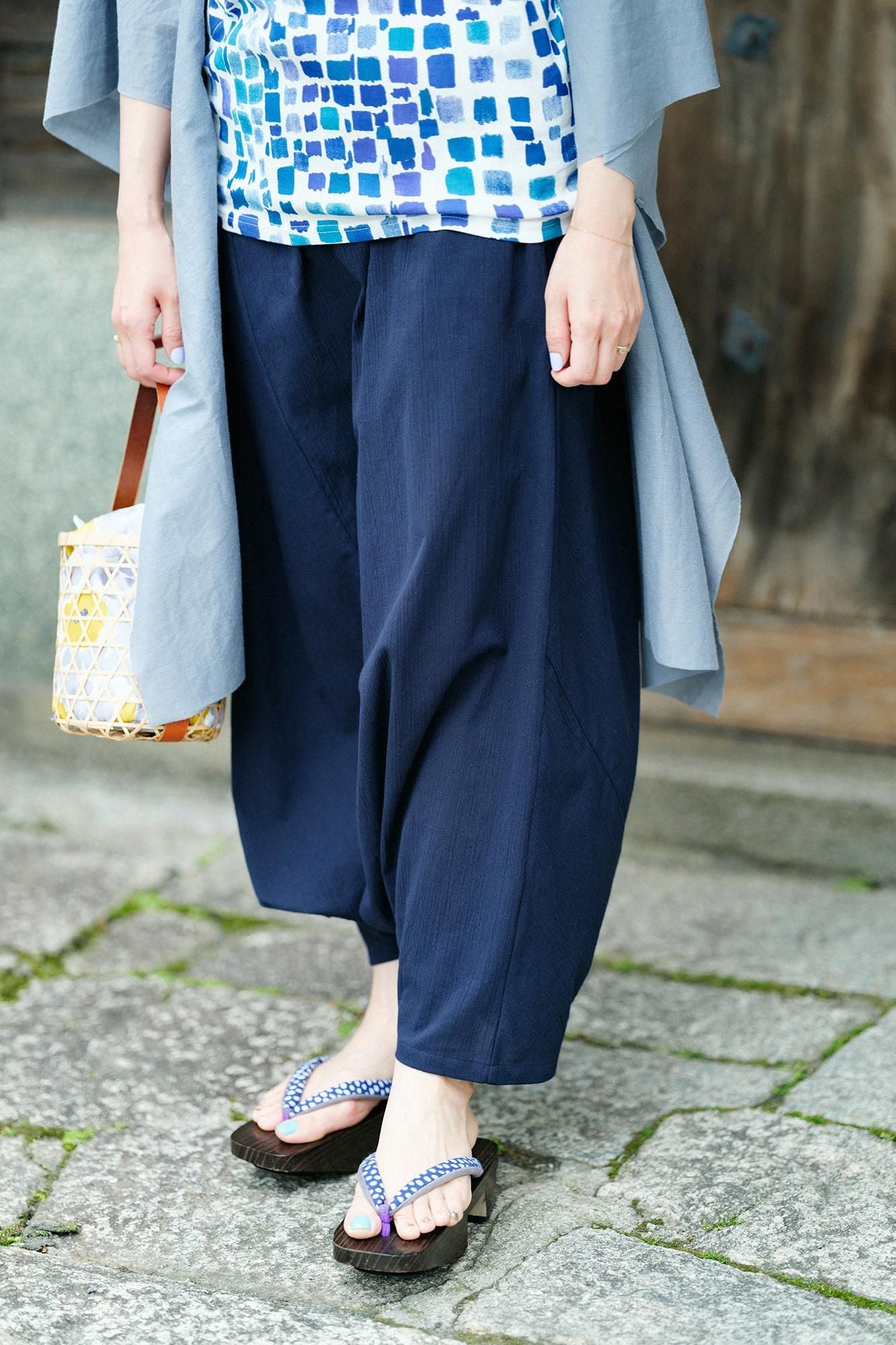 SOU・SOU 富士 高島縮 20/20 富士（ふじ） 2.0／留紺（とめこん）