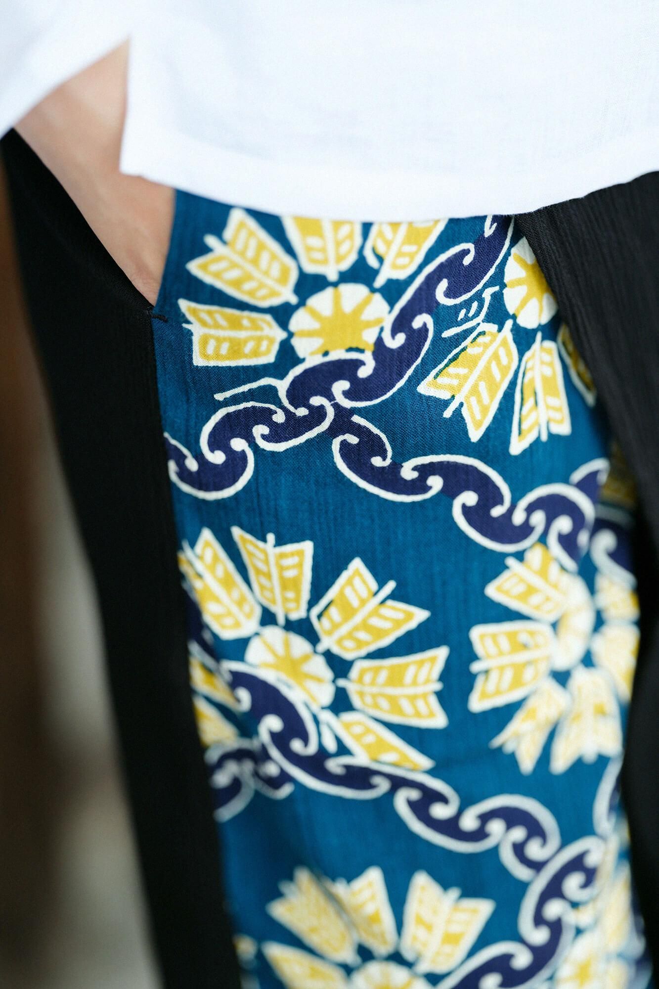 net限定】高島縮 20/20 手柄寛衣下（たかみかんいした） 片身