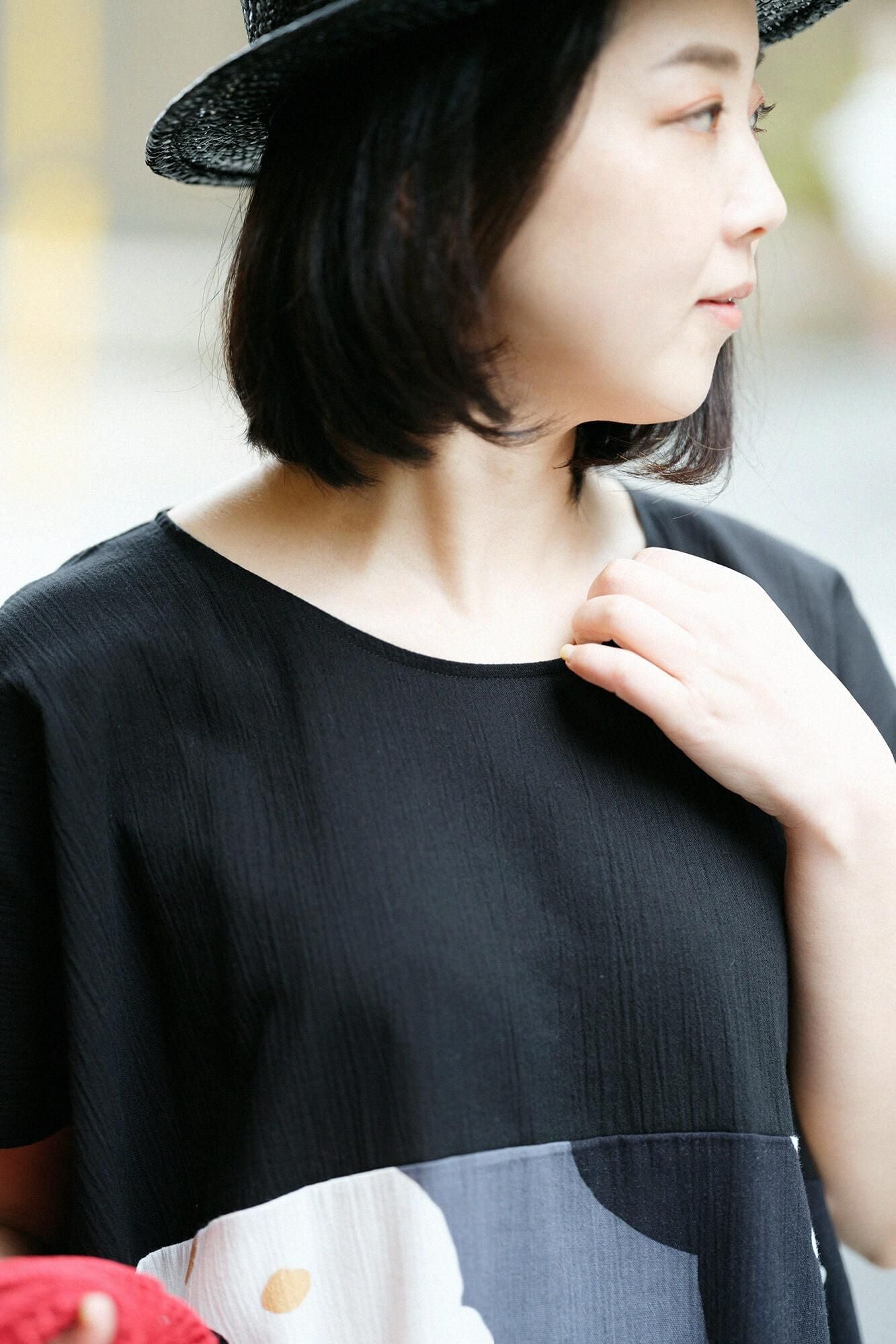 高島縮 20/20 長方形衣（ちょうほうけい） 組（くみ） 裾文様（すそ