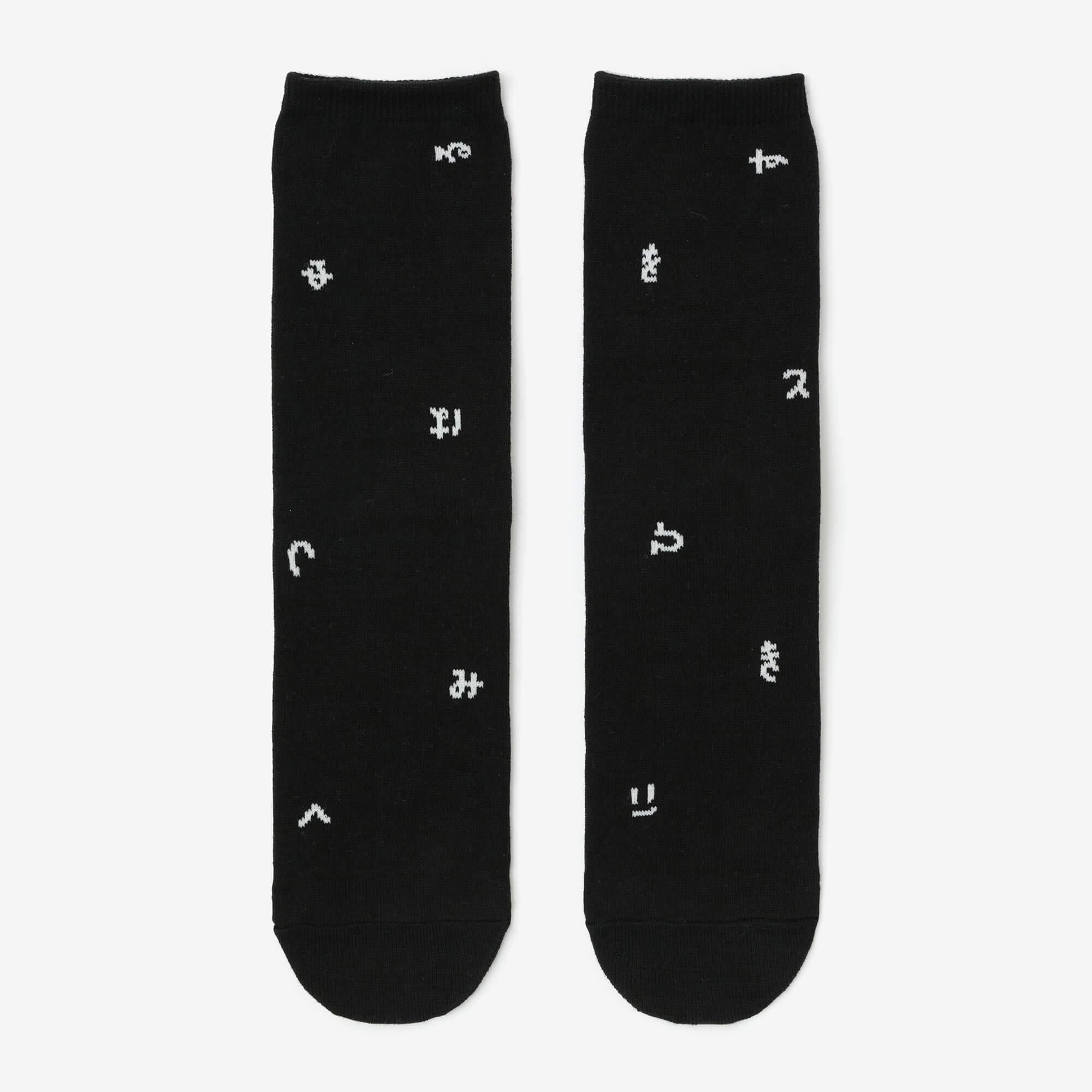 Round Toe Tabi Socks (Mid-calf)／Hiragana