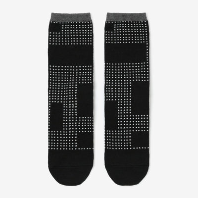 Round Toe Tabi Socks (Mid-calf)／Shadow Black