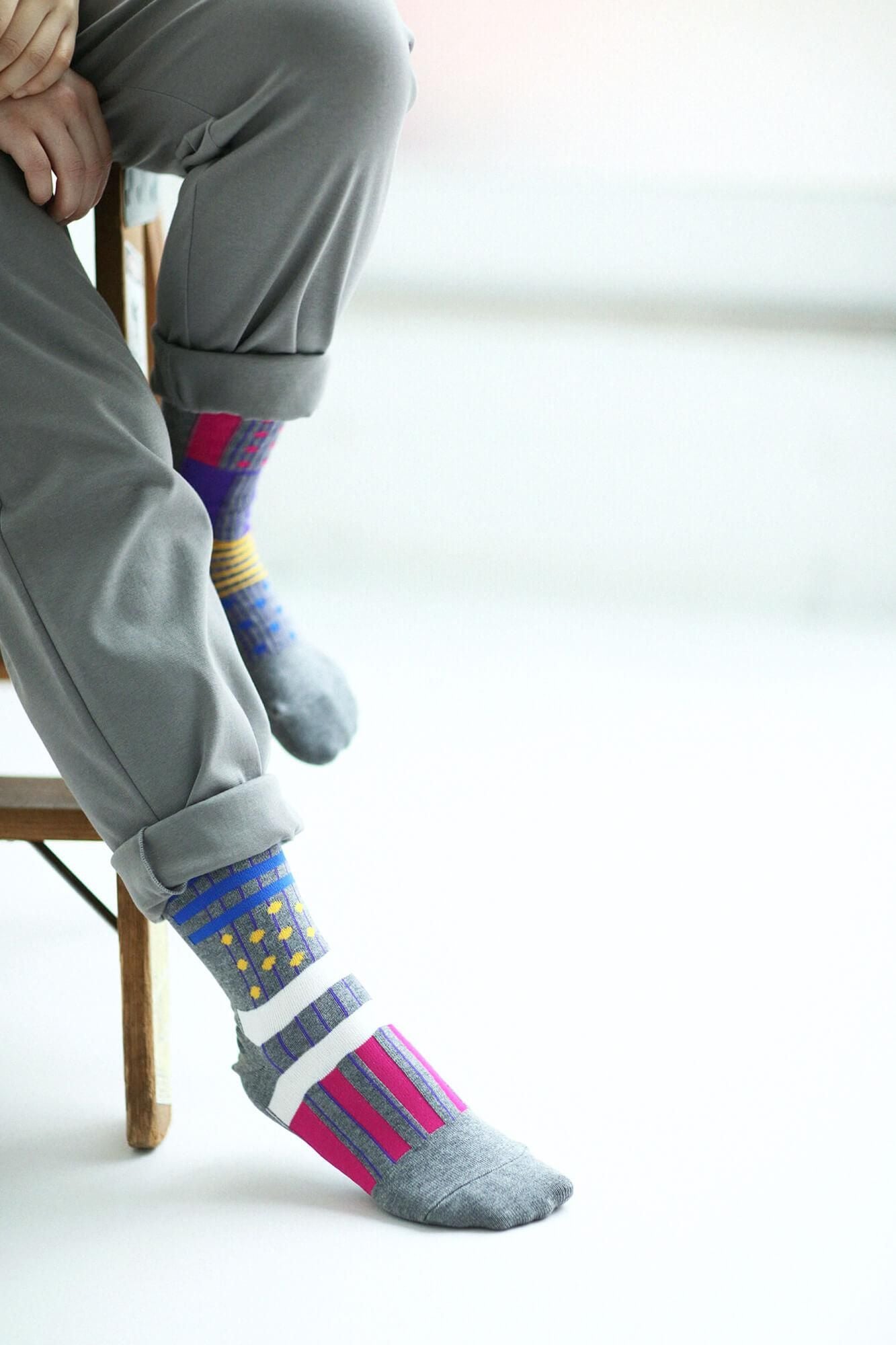 丸足袋底（正常长度）/分层灰色（鼠标色）