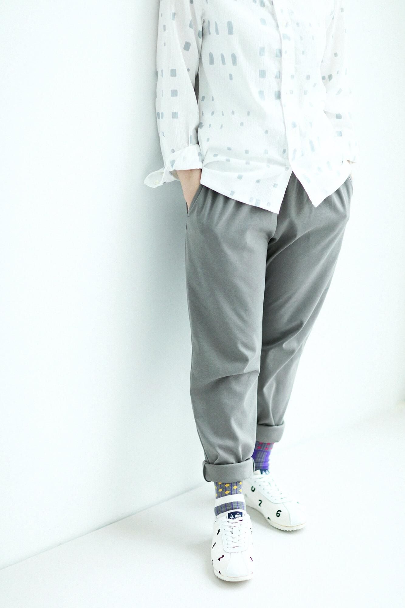 丸足袋底（正常长度）/分层灰色（鼠标色）