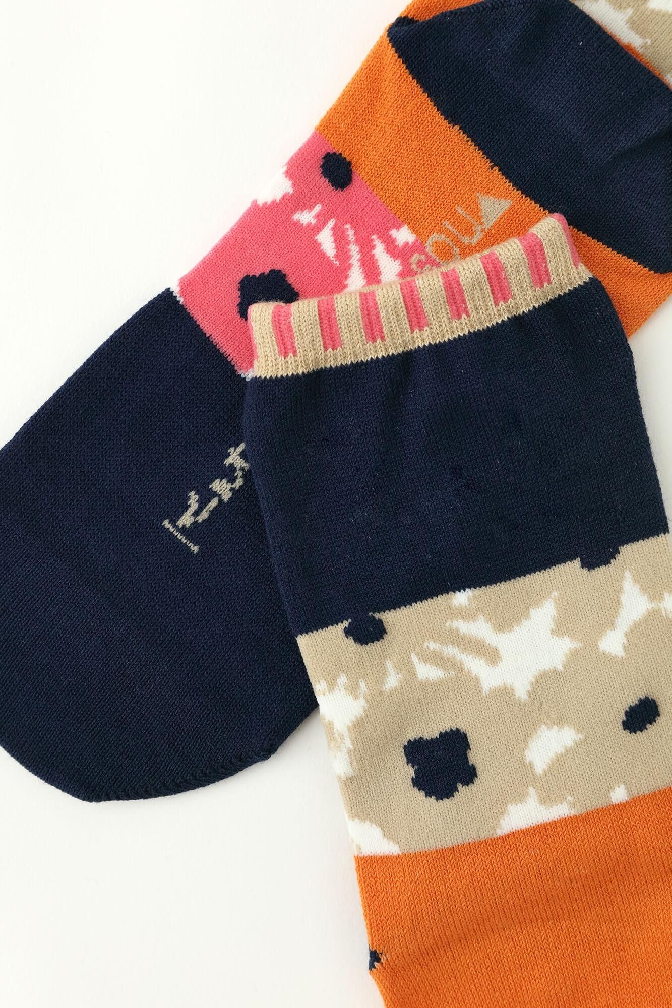 Round Toe Tabi Socks (Mid-calf)／Oraka【Women Size Only】