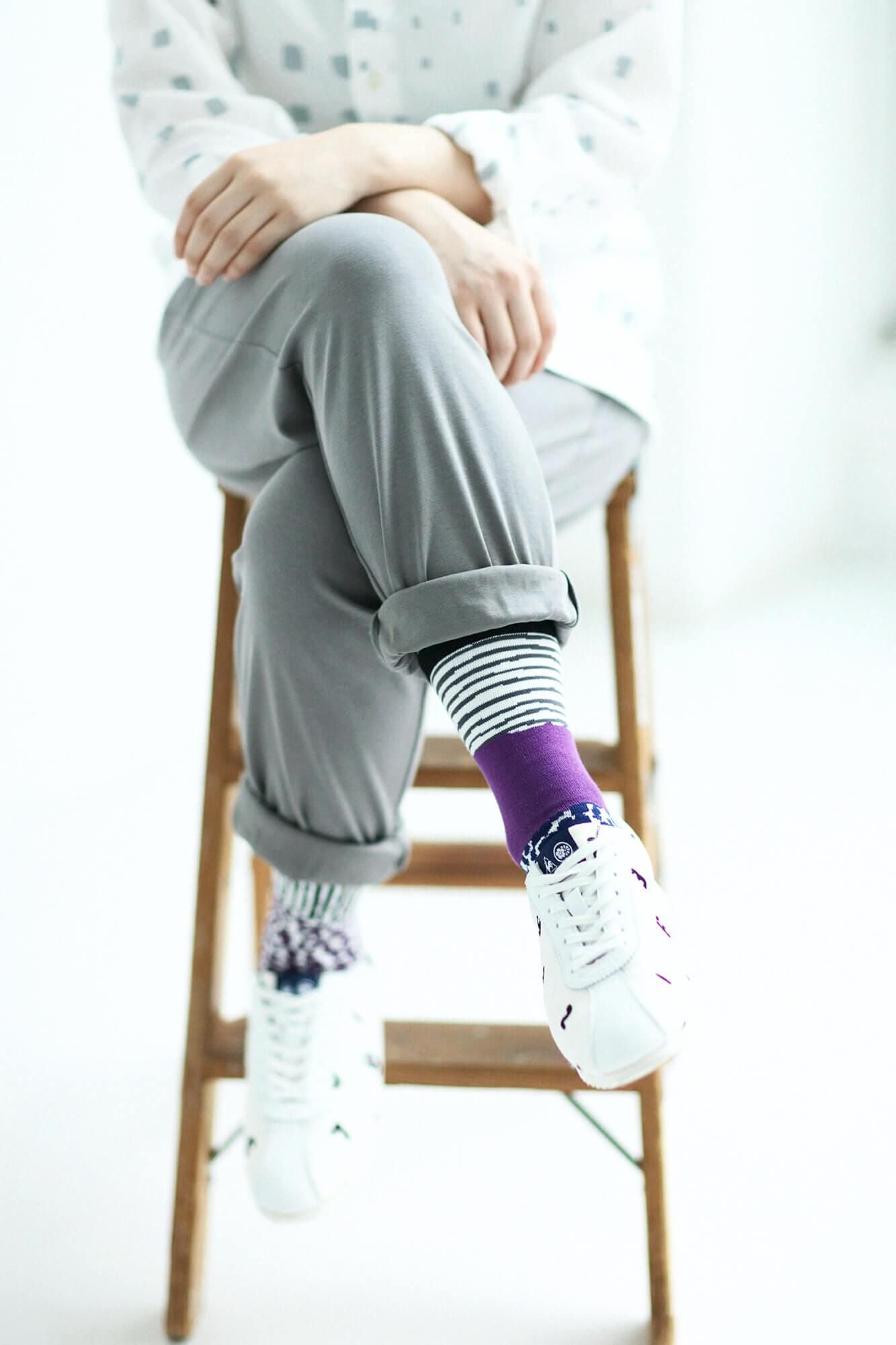 사키마루 타비양말(정상 길이) / Higashiyama 36 피크 (Higashiyama Sanjuroppo) Shisui