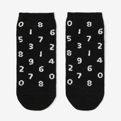 Round Toe Tabi Socks（Low-cut）／SO-SU-U Black×White