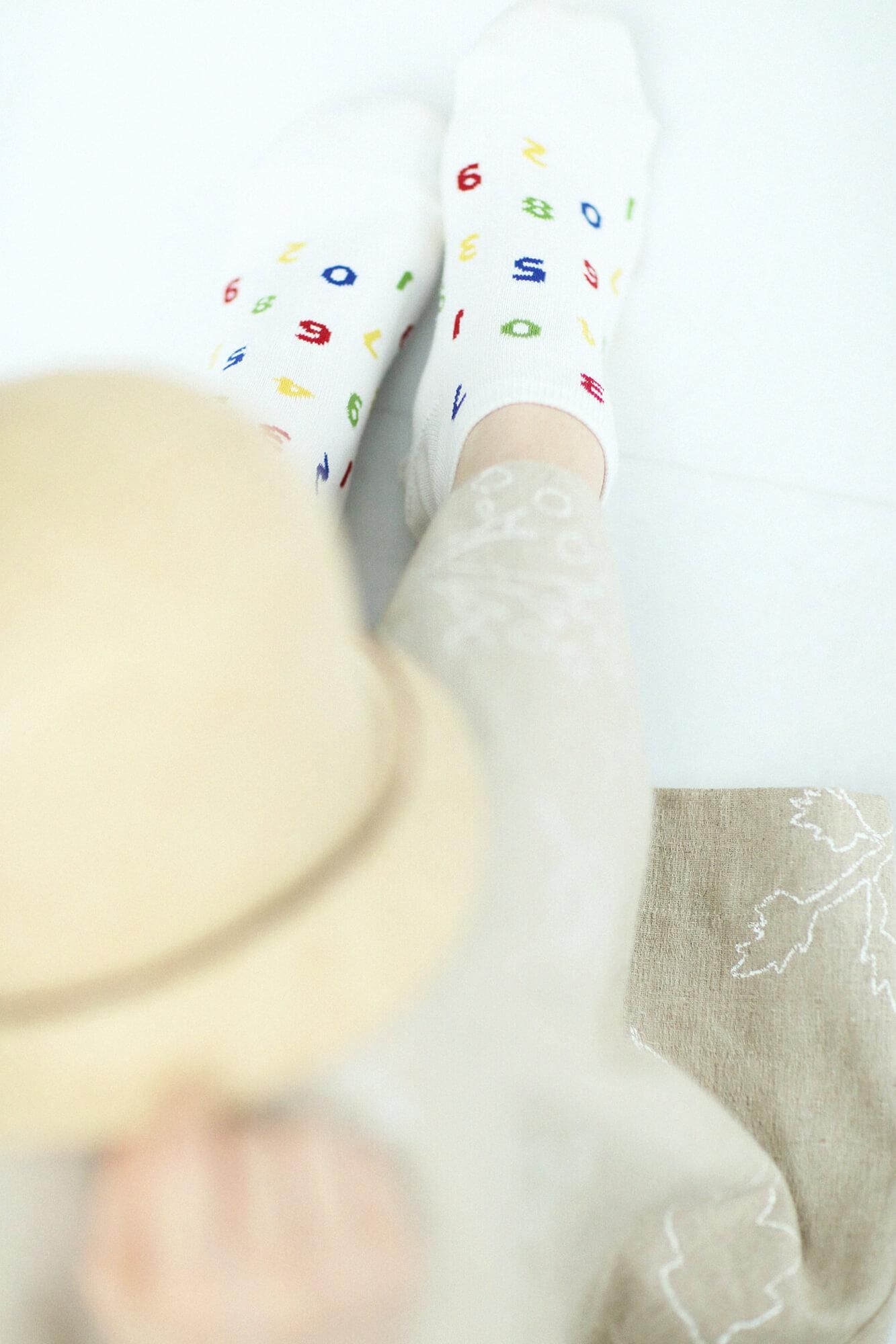 Round Toe Tabi Socks（Low-cut）／SO-SU-U 4-color Ecru
