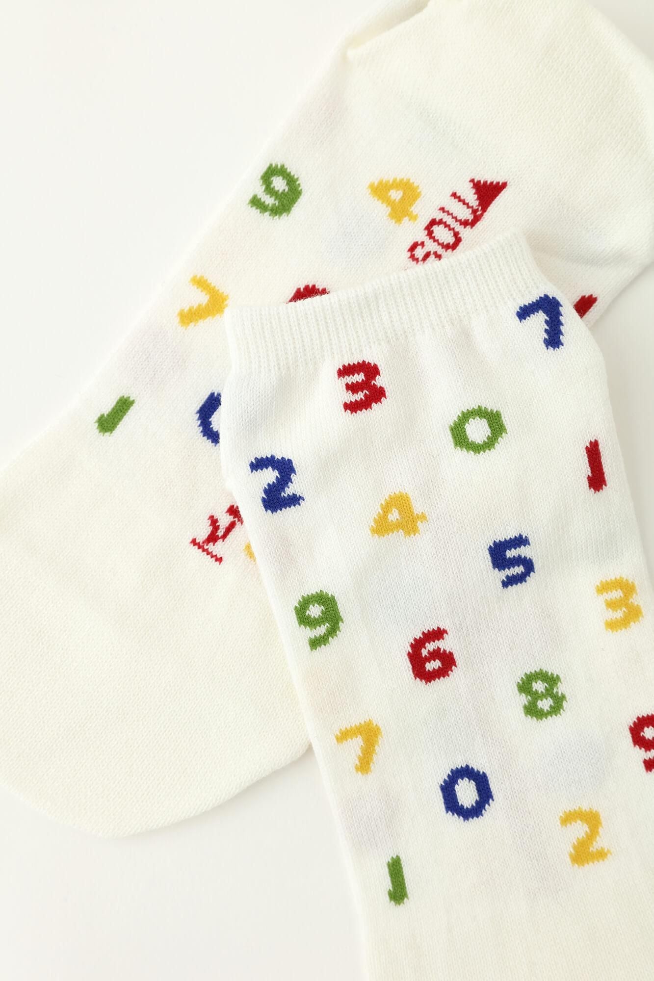 Round Toe Tabi Socks（Low-cut）／SO-SU-U 4-color Ecru