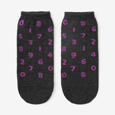 Round Toe Tabi Socks（Low-cut）／SO-SU-U Dark Grey