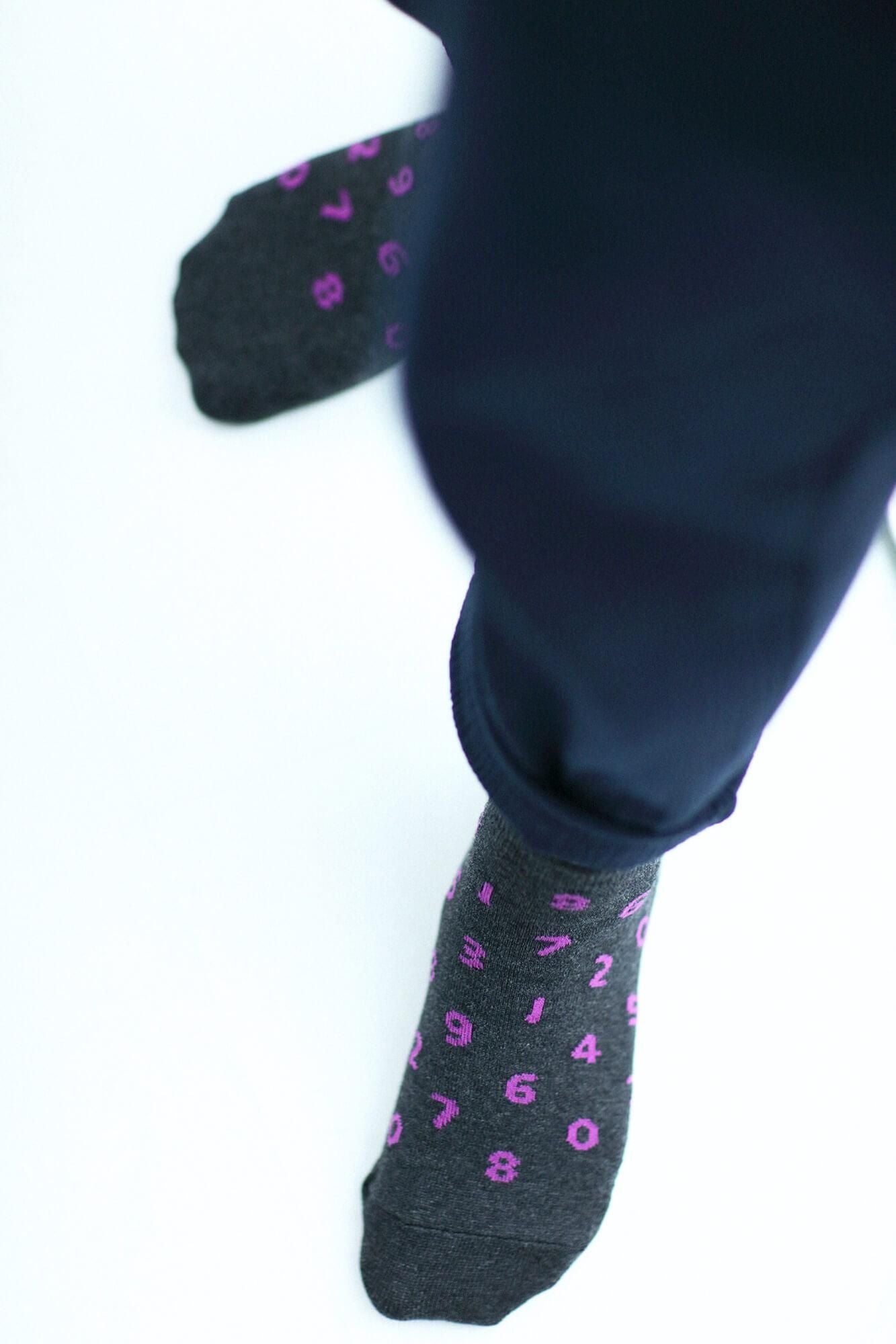 Round Toe Tabi Socks（Low-cut）／SO-SU-U Dark Grey