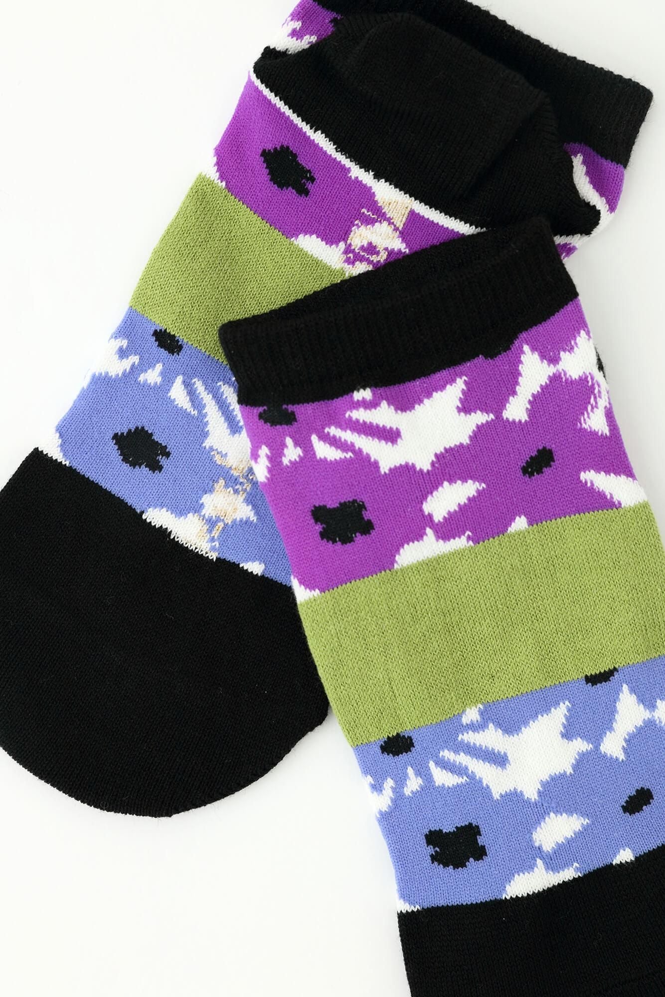 圓頭分趾襪（腳踝長度）／落落大方 黑色【女性用】